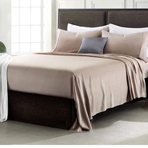 100% Organic Bamboo Luxury Sheet Set in twin size.